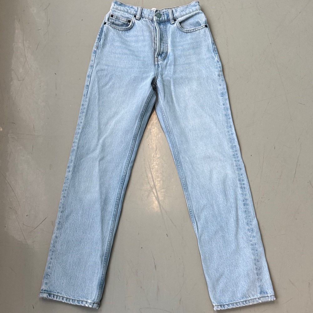 Reformation Tahoe Light Blue High-Waisted Jeans Size 24